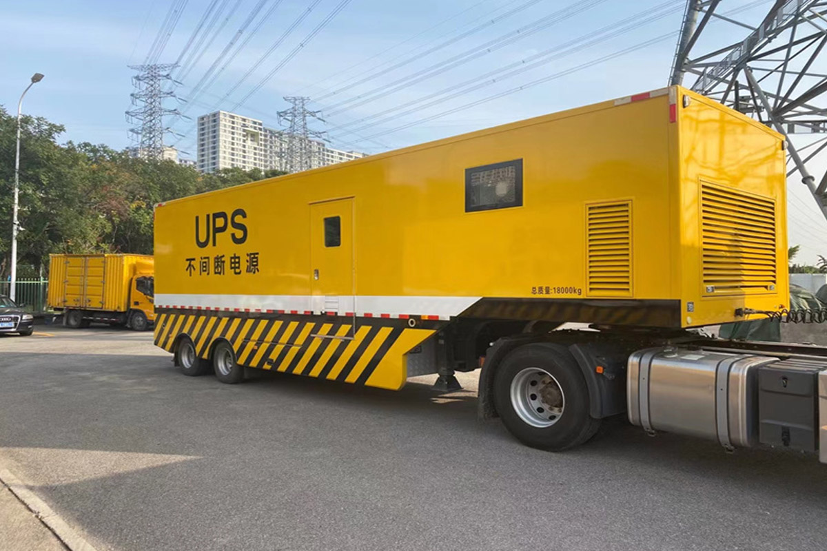 古丈发电机租赁施工现场