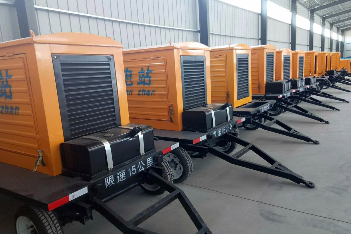 古丈发电机租赁施工现场
